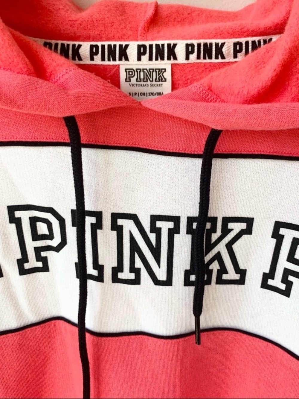 PINK Victoria’s Secret Hoodie Sweatshirt S New - Picture 2 of 8